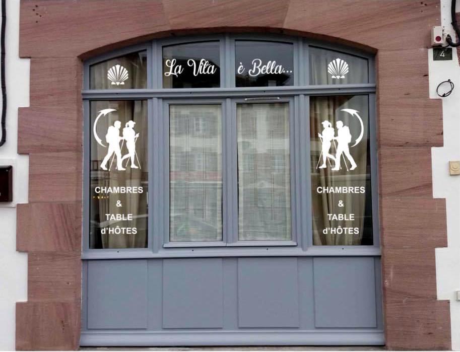 La Vita è Bella, un gîte italien pour les marcheurs à Saint Jacques.